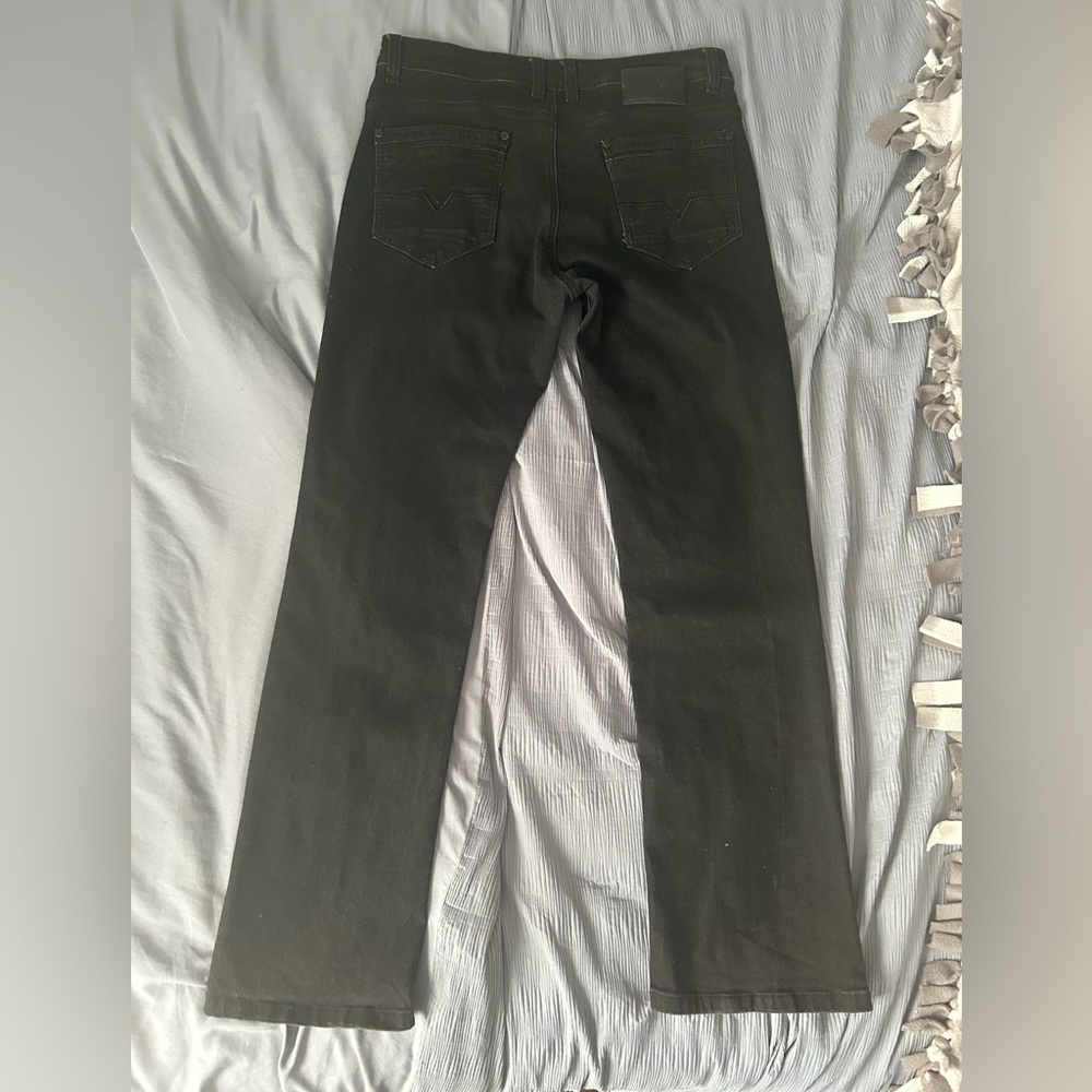 Men’s black Platini boot cut jeans